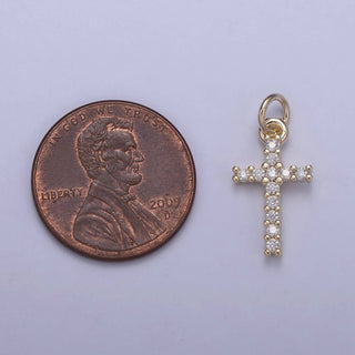 Dainty 14K Gold Filled Cross Charm