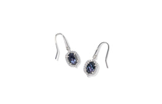 Daphne Crystal Frame Drop Earrings