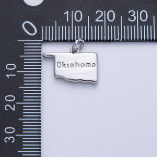 18K Gold Filled Alabama State Charm