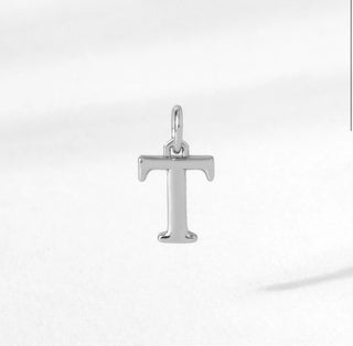 Origami Owl - Silver Cham Initial Pendant