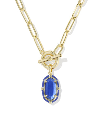 Elisa Enamel Link & Chain Necklace