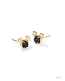 Disney | Kendra Scott Gold Mickey Mouse Stud Earrings