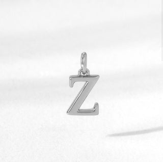 Origami Owl - Silver Cham Initial Pendant