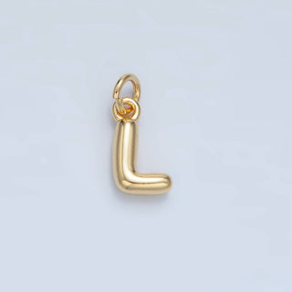 16K Micro Initial Letter Balloon Charm