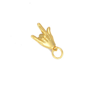 I Love You Hand Gesture Charm Pendant