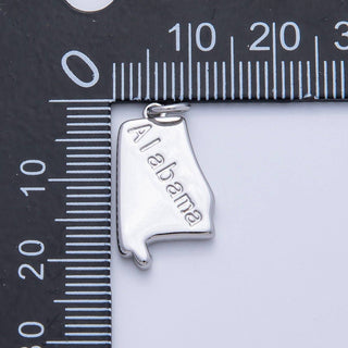18K Gold Filled Utah State Charm