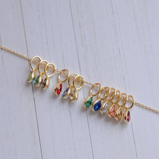 The Sis Kiss - Birthstone Charms: