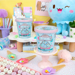 Kawaii Slime Company - Bubblegum Scented Ice Cream Pint Slime