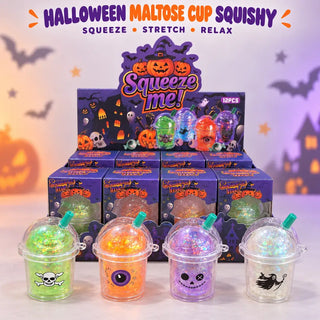 Halloween Milk Tea Cup Squishy Fidget Stress Relief Gift