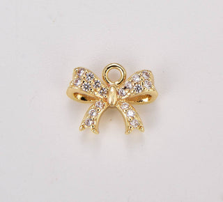 Bow Tie Knot Ribbon Charm Pendant