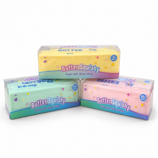 Crunchy Butter Bar Block Squishy Toy: Random