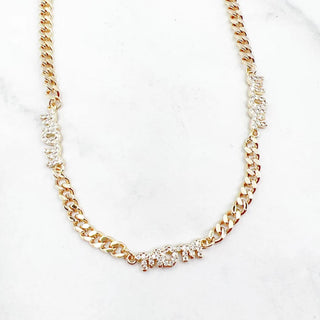 Mom Crystal Necklace
