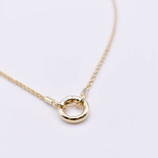 The Sis Kiss - Skinny Rope Chain Charm Necklace: Silver