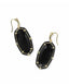 Gold Black Agate