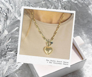 The Sis Kiss - Keepsake Chain Necklace | Charm Necklace Gold