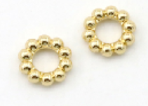 The Sis Kiss - Pixie Charm Spacer: Silver