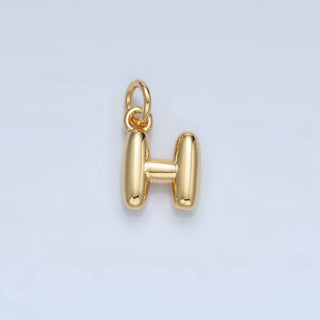 16K Micro Initial Letter Balloon Charm