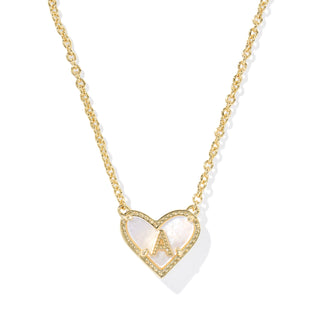 Heart Letter Short Pendant Necklace