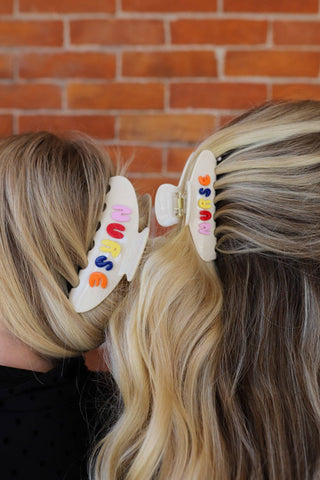 KAXI - NURSE 3D ACETATE CLAW: COLORFUL / OVERSIZED