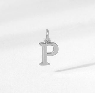 Origami Owl - Silver Cham Initial Pendant
