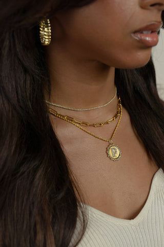 The Sis Kiss - Skinny Rope Chain Necklace