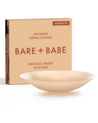 Bare Babe - Adhesive Nipple Covers: Creme / Large