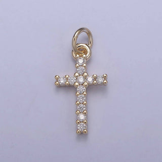 Dainty 14K Gold Filled Cross Charm