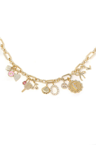 The Sis Kiss - Collectors Charm Necklace