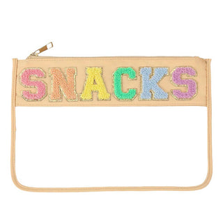 Jumbo Nylon Transparent Bag Rainbow / Clear Pouch