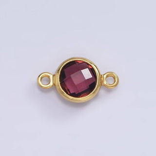 Mini 14k Gold Birthstone Link Connector