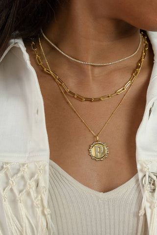 The Sis Kiss - Baby Ball Chain Necklace | Threader Charm Necklace : Silver