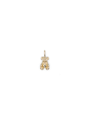 The Sis Kiss - Mini Teddy Charm : Gold