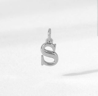 Origami Owl - Silver Cham Initial Pendant