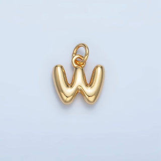 16K Micro Initial Letter Balloon Charm
