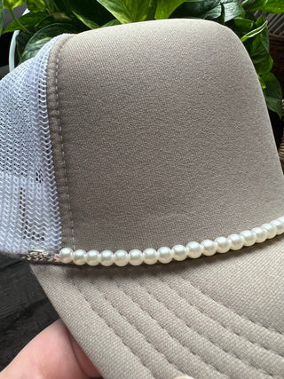 H+P Wholesale - Pearl Trucker Hat Chain