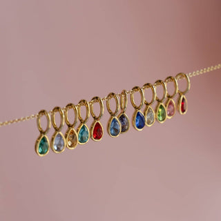 The Sis Kiss - Birthstone Charms: