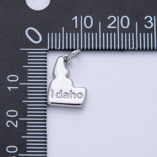 18K Gold Filled Alabama State Charm