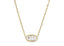 Gold White Crystal