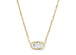 Gold White Crystal