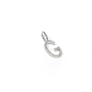 The Sis Kiss - Sleek Initial Silver Charm