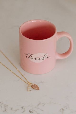 The Sis Kiss - Baby Ball Chain Necklace | Threader Charm Necklace : Silver