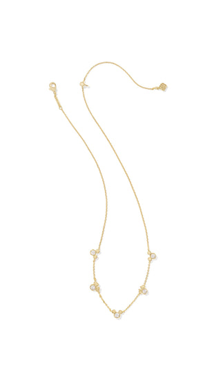 Disney | Kendra Scott Gold Mickey Mouse and Minnie Mouse Strand Necklace