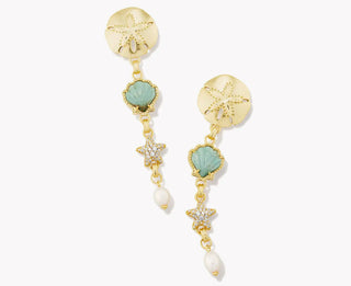 Brynne Shell Linear Earrings