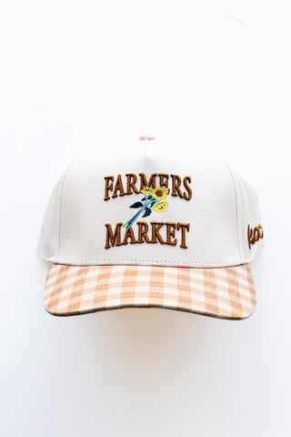 KAXI - GINGHAM FARMERS MARKET TRUCKER HAT