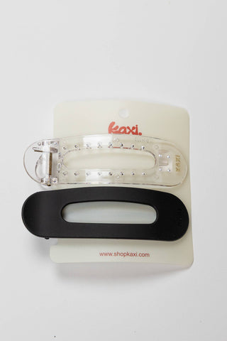 KAXI - LAY DOWN CLAW 2-PACK: BLACK + CLEAR
