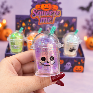 Halloween Milk Tea Cup Squishy Fidget Stress Relief Gift