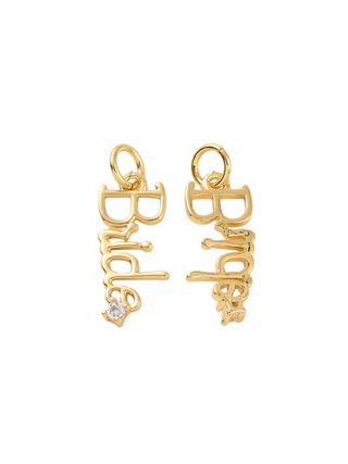The Charm Bar Company - Gold Bride Charm