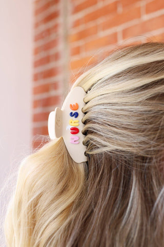 KAXI - NURSE 3D ACETATE CLAW: COLORFUL / OVERSIZED