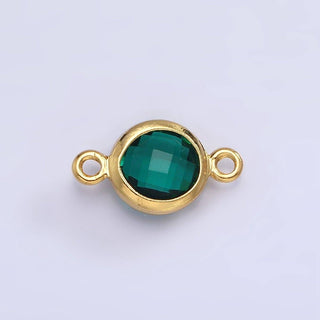 Mini 14k Gold Birthstone Link Connector