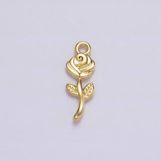 16K Gold Filled Mini Rose Charm